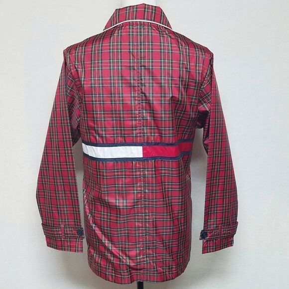 VINTAGE Tommy Hilfiger Tartan Plaid Windbreaker - Picture 10 of 15